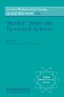 Number Theory and Dynamical Systems - Book