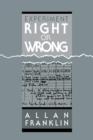Experiment, Right or Wrong - Book