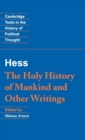 Moses Hess: The Holy History of Mankind and Other Writings - Book