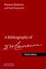 A Bibliography of D. H. Lawrence - Book
