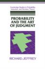 Probability and the Art of Judgment - Book