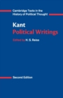 Kant: Political Writings - Book