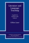 Literature and Language Teaching : A Guide for Teachers and Trainers - Book