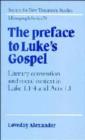 The Preface to Luke's Gospel - Book