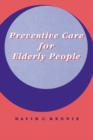 Preventive Care for Elderly People - Book
