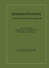 Quantum Geometry : A Statistical Field Theory Approach - Book
