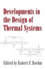 Developments in the Design of Thermal Systems - Book