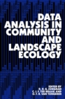 Data Analysis in Community and Landscape Ecology - Book