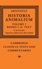 Aristotle: 'Historia Animalium': Volume 1, Books I-X: Text - Book