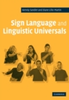 Sign Language and Linguistic Universals - Book