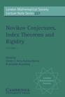 Novikov Conjectures, Index Theorems, and Rigidity: Volume 2 - Book