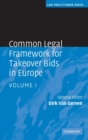 Common Legal Framework for Takeover Bids in Europe - Book