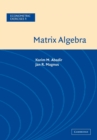 Matrix Algebra - Book