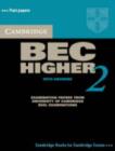 Cambridge BEC 2 Higher Student's Book with Answers : Examination papers from University of Cambridge ESOL Examinations - Book