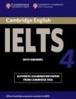 Cambridge IELTS 4 Student's Book with Answers : Examination papers from University of Cambridge ESOL Examinations - Book