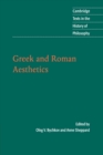 Greek and Roman Aesthetics - Book