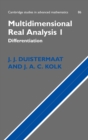 Multidimensional Real Analysis I : Differentiation - Book