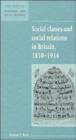 Social Classes and Social Relations in Britain 1850-1914 - Book