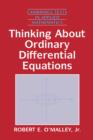 Thinking about Ordinary Differential Equations - Book