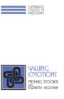Valuing Emotions - Book