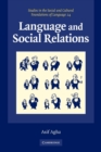 Language and Social Relations - Book