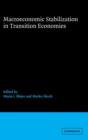 Macroeconomic Stabilization in Transition Economies - Book
