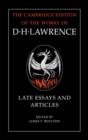 D. H. Lawrence: Late Essays and Articles - Book