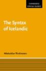 The Syntax of Icelandic - Book