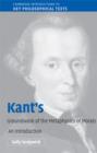 Kant's Groundwork of the Metaphysics of Morals : An Introduction - Book