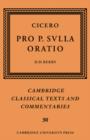 Cicero: Pro P. Sulla oratio - Book