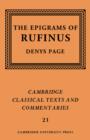 Rufinus: The Epigrams of Rufinus - Book