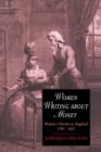 Women Writing about Money : Women's Fiction in England, 1790-1820 - Book