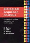 Biological Sequence Analysis : Probabilistic Models of Proteins and Nucleic Acids - Book