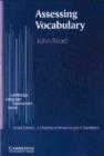 Assessing Vocabulary - Book