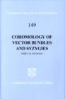 Cohomology of Vector Bundles and Syzygies - Book