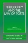 Philosophy and the Law of Torts - Book