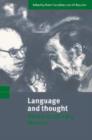Language and Thought : Interdisciplinary Themes - Book