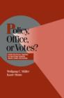 Policy, Office, or Votes? : How Political Parties in Western Europe Make Hard Decisions - Book