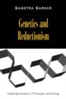 Genetics and Reductionism - Book