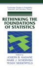 Rethinking the Foundations of Statistics - Book