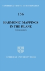 Harmonic Mappings in the Plane - Book