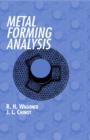 Metal Forming Analysis - Book