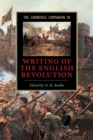 The Cambridge Companion to Writing of the English Revolution - Book