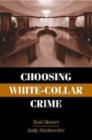 Choosing White-Collar Crime - Book