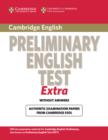 Cambridge Preliminary English Test Extra Student's Book - Book