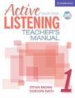 Active Listening 1 Teacher's Manual with Audio CD - Book