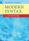 Modern Syntax : A Coursebook - Book