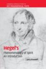 Hegel's 'Phenomenology of Spirit' : An Introduction - Book