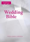 KJV Wedding Bible, Ruby Text Edition, White French Morocco Leather, KJ223:T - Book