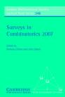 Surveys in Combinatorics 2007 - Book